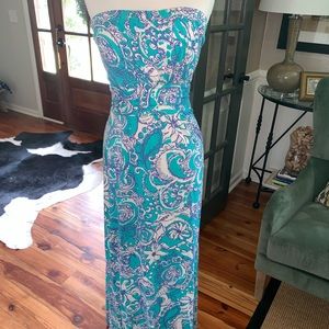 Lilly Pulitzer Montauk Maxi in Seafoam Green
